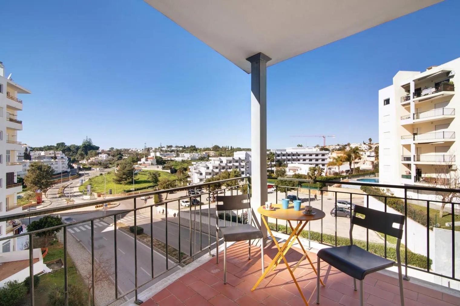 Terrace Colors Beach Apartment Armação de Pêra Buitenkant foto
